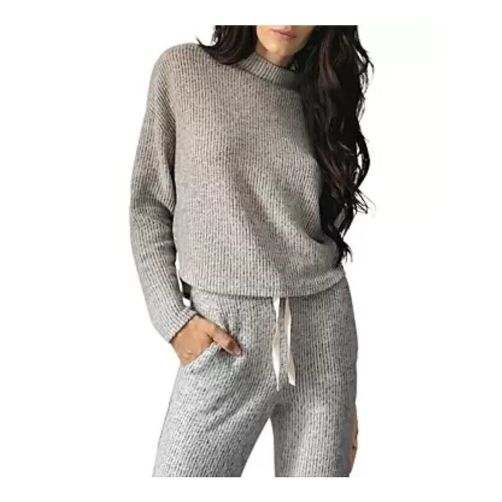LBLC The Label Megan Cozy Sweater Beige/Black Size M